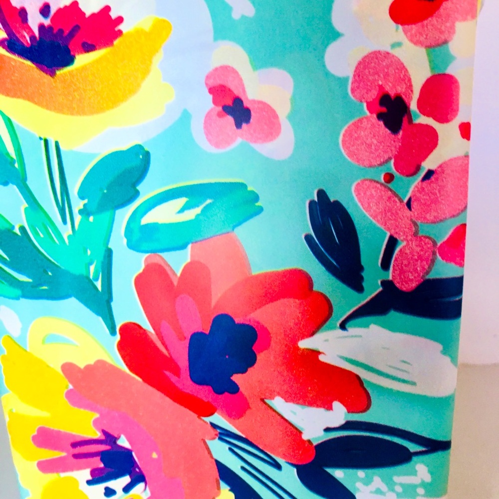 Bright Garden Flowers Peva Shower Curtain Floral